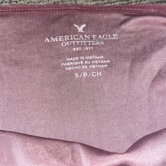 Crushed Velvet Ruched Off Shoulder Blouse Shirt Ombré American Eagle - Picture 4 of 5